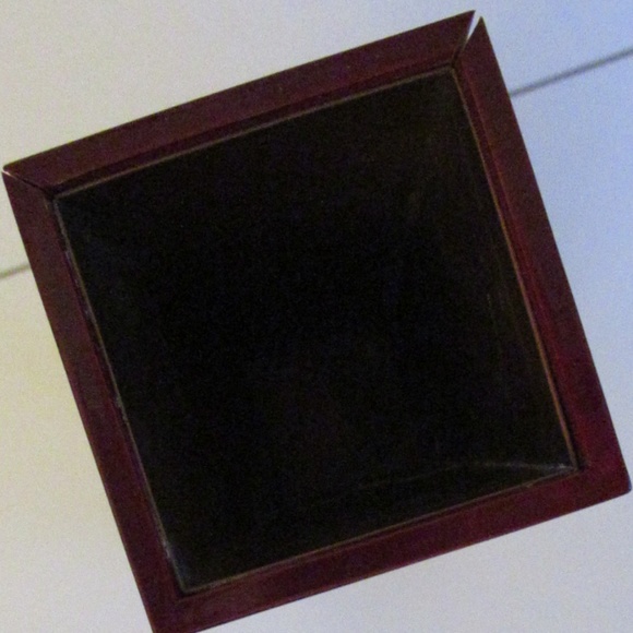 Japanese Red Lacquerware Flower vase - Picture 3 of 7